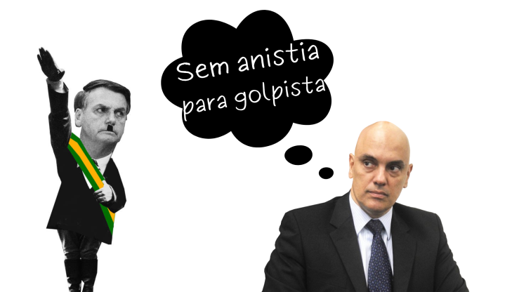Moraes vê a anistia sugerida por Bolsonaro como flerte com Hitler | Portal E.M. Cioran News ▶️