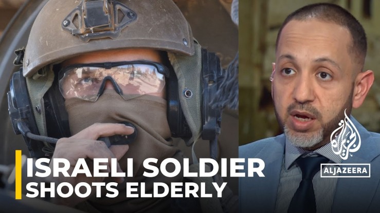 Deliberate killing of unarmed civilians: video of Israeli soldier shooting elderly Palestinian | Al Jazeera ▶