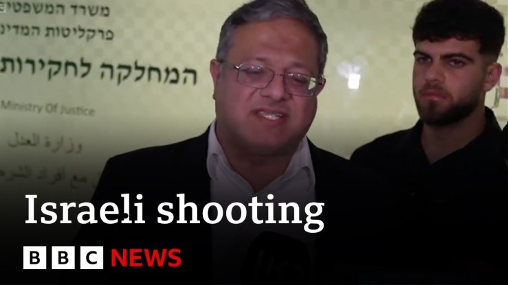 Israel security minister praises officer for shooting dead 12-year-old | BBC News
