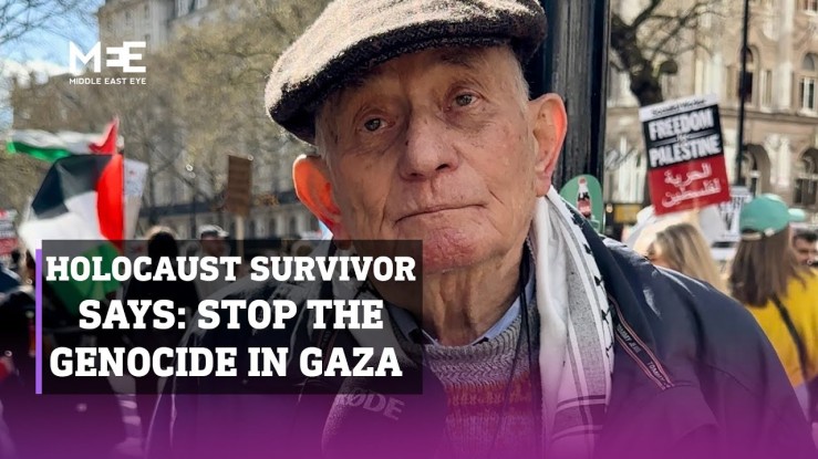 87-year-old Holocaust survivor says: “Stop the genocide in Gaza” | Middle East Eye ▶️